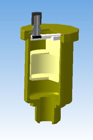 3D модель Воздухоотводчик автоматический поплавковый 1/2 ICMA