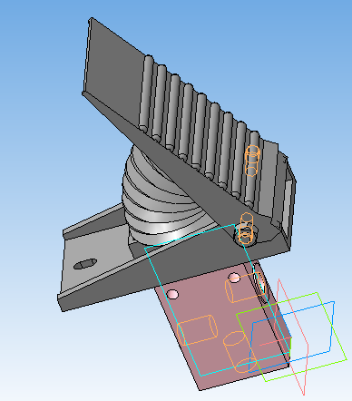 3D модель Педаль HC-RCV (фирмы Hydrocontrol)