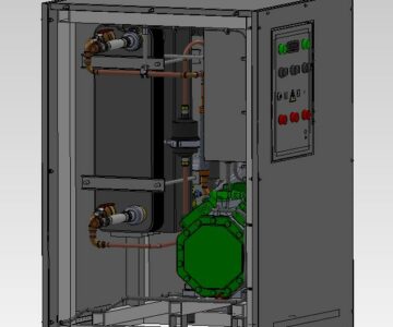 3D модель Тепловой насос на оборудовании Danfos