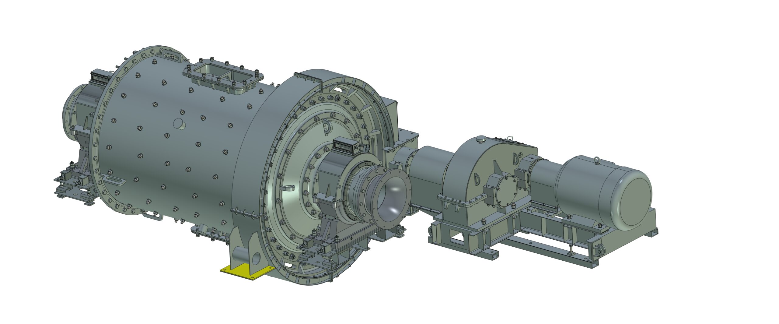 3D модель Мельница МЩЦ 2,1х3,0