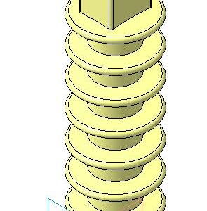 3D модель Тяговый изолятор ИТГРЛП-10