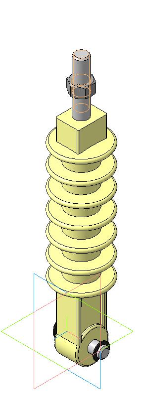 3D модель Тяговый изолятор ИТГРЛП-10