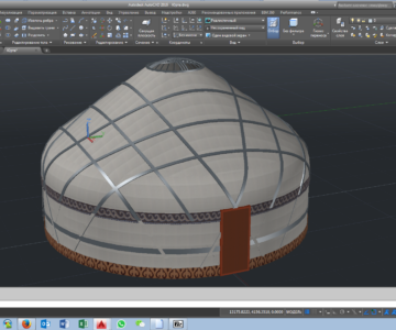 3D модель Юрта 3D