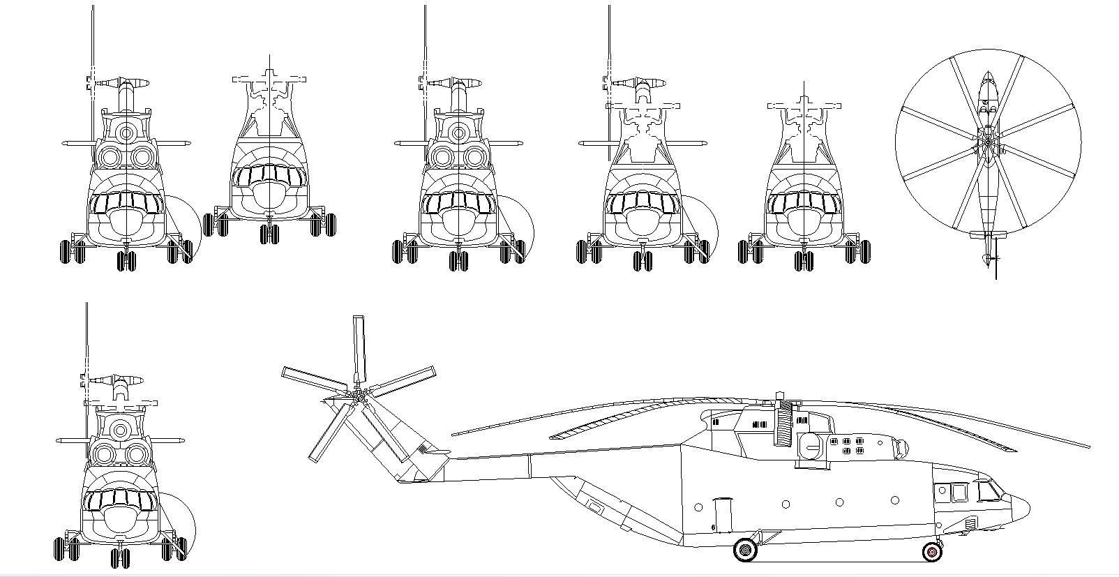 Чертеж Чертеж Ми-26