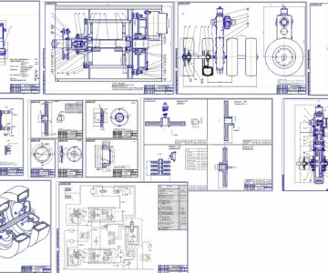 3D модель Каток комбинированный с разработкой привода пневмовальца