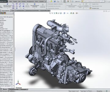 3D модель 3D Модель Двигатель ВАЗ 2111 (21083 инж.)