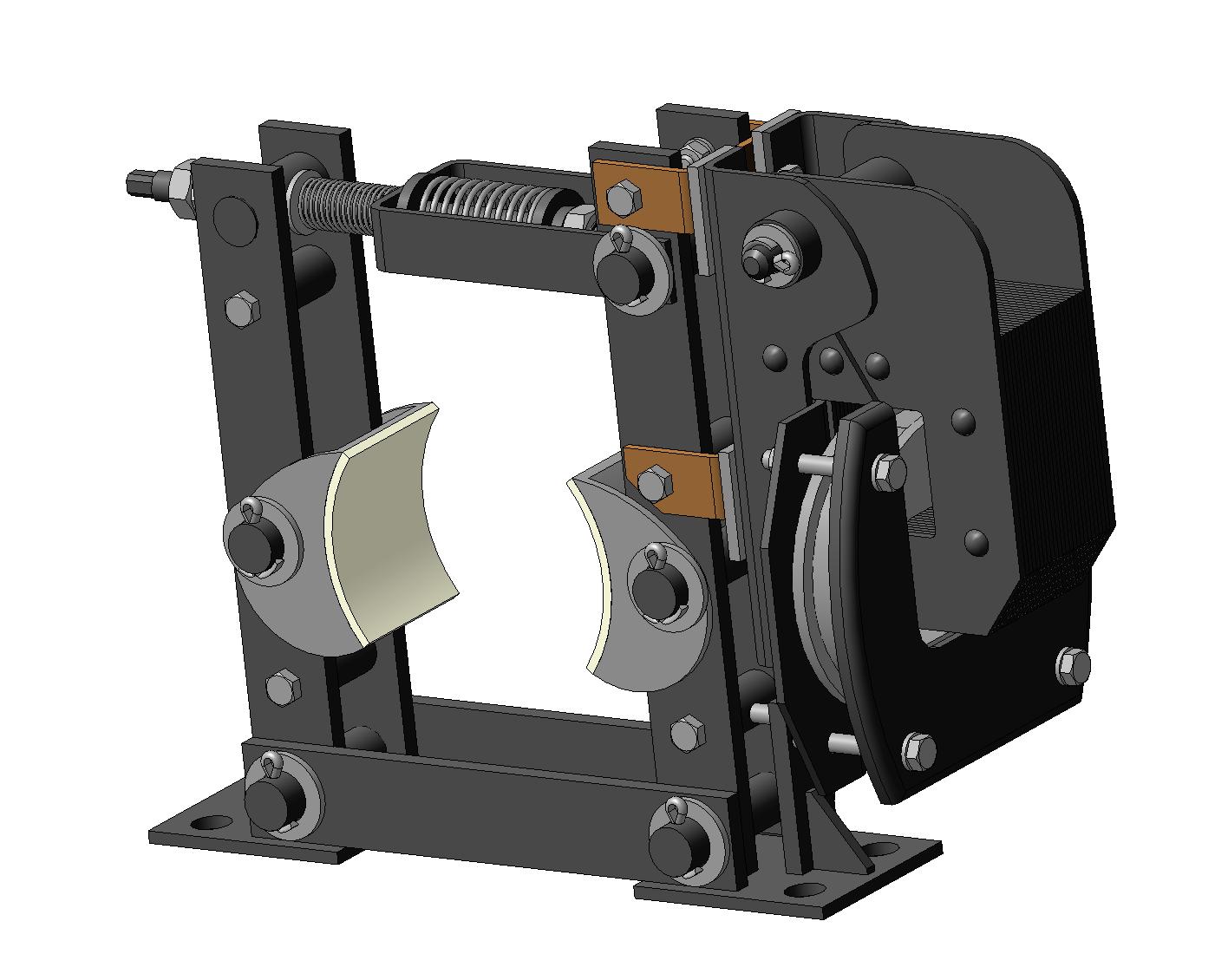 3D модель Тормоз колодочный ТКТ-100