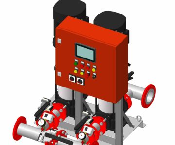 3D модель Станция пожаротушения