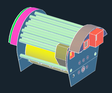 3D модель Котел угольный 400 кВт