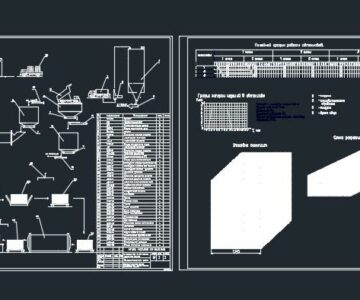 Чертеж Производство изделий из жаростойкого ячеистого бетона