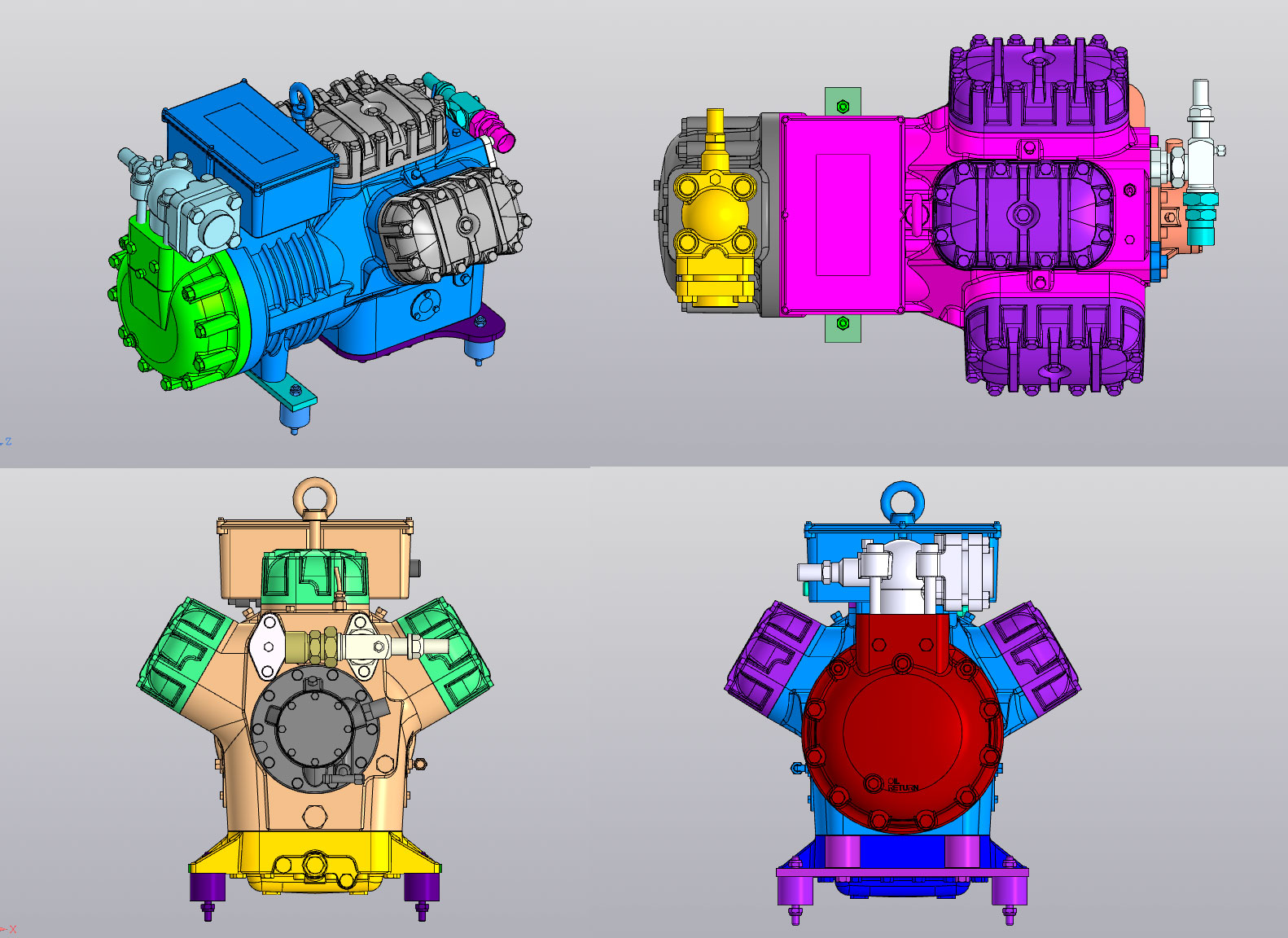 3D модель Компрессор Frascold Z