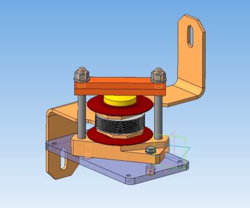 3D модель Сборка таблеточного диода Д153