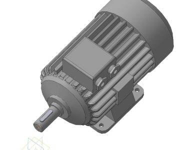 3D модель Электродвигатель 4А112М6