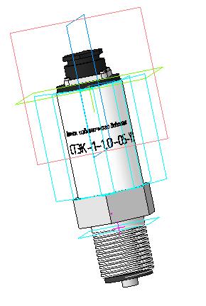 3D модель Датчик избыточного давления СТЭК