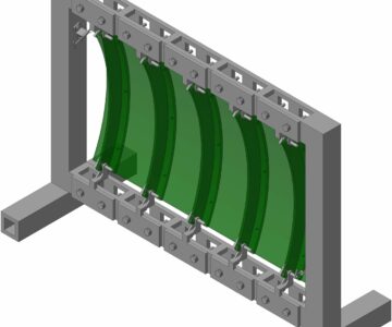 3D модель Стапель для сборки панели (КФО)