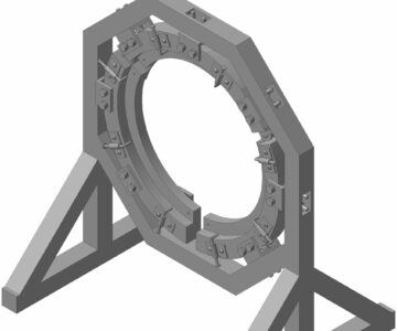 3D модель Стапель для сборки шпангоута фюзеляжа самолёта