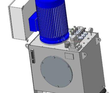 3D модель 3D модель гидростанции