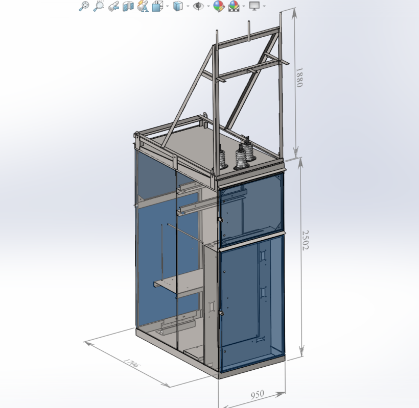 3D модель Ячейка ЯКНО в 3D