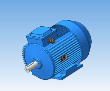 3D модель Электродвигатель АИР112М2У2 №12354235