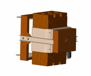 3D модель Автоматический выключатель A3790_корзина+выключатель+привод