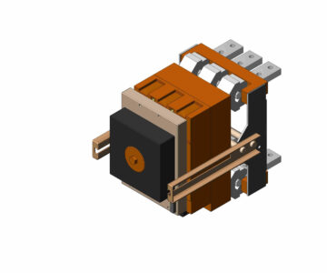 3D модель Автоматический выключатель ВА55-41 (Корзина-автомат-привод)