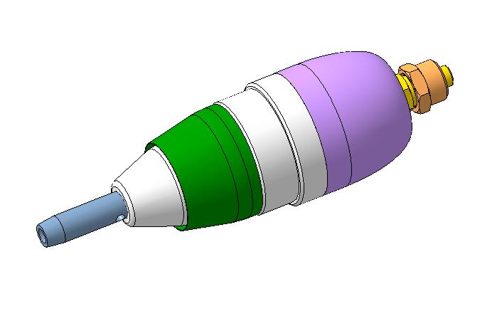 3D модель Пневматическая шпиндельная головка