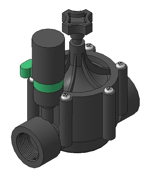 3D модель Электроклапан Irritrol Euro-F ¾"
