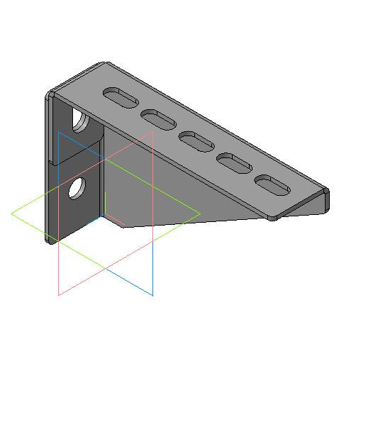 3D модель Кронштейн настенный (аналог IEK CLP1CW-100)