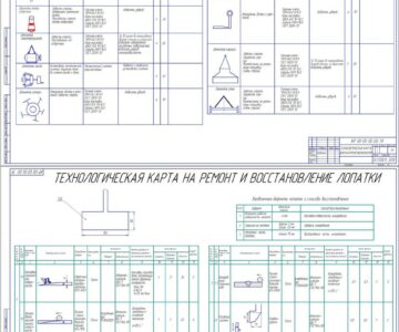 Чертеж Эксплуатация и ремонт роторного бетоносмесителя