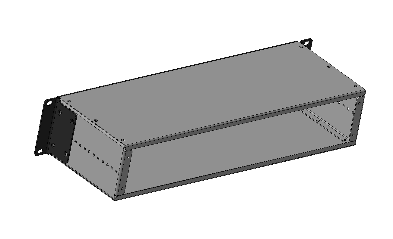 3D модель Крейт 2U