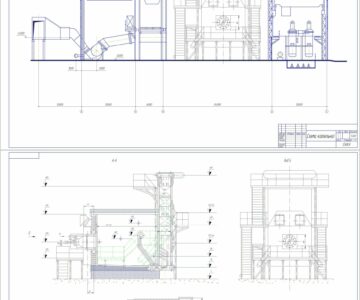 Чертеж Тепловой расчет котлоагрегата КВ-ГМ-10-150 при переводе на газ (укр.)