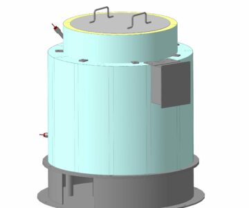 3D модель Печь для нагрева якорей