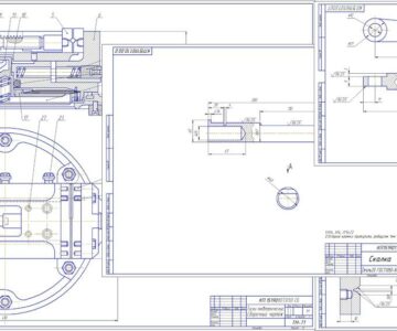 Чертеж Проектирование станочного приспособления для изготовления детали «Шайба съемная»