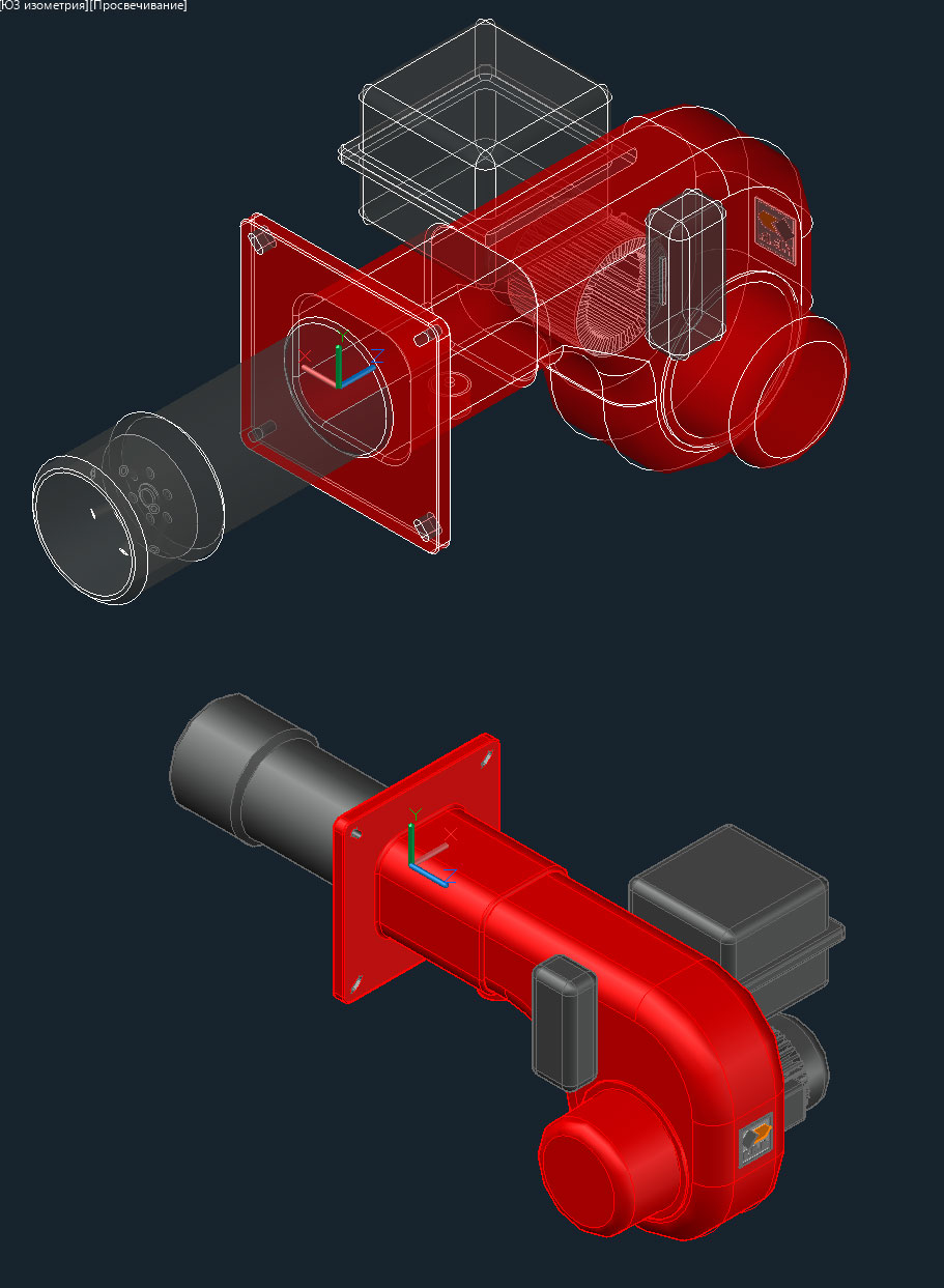 3D модель Горелка газовая FBR GAS P 070