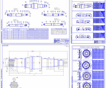 Чертеж Разработка технологического процесса изготовления детали Вал шлицевой