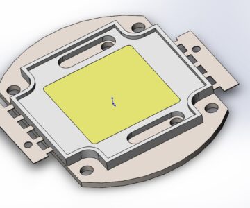 3D модель 3д модель LED элемента