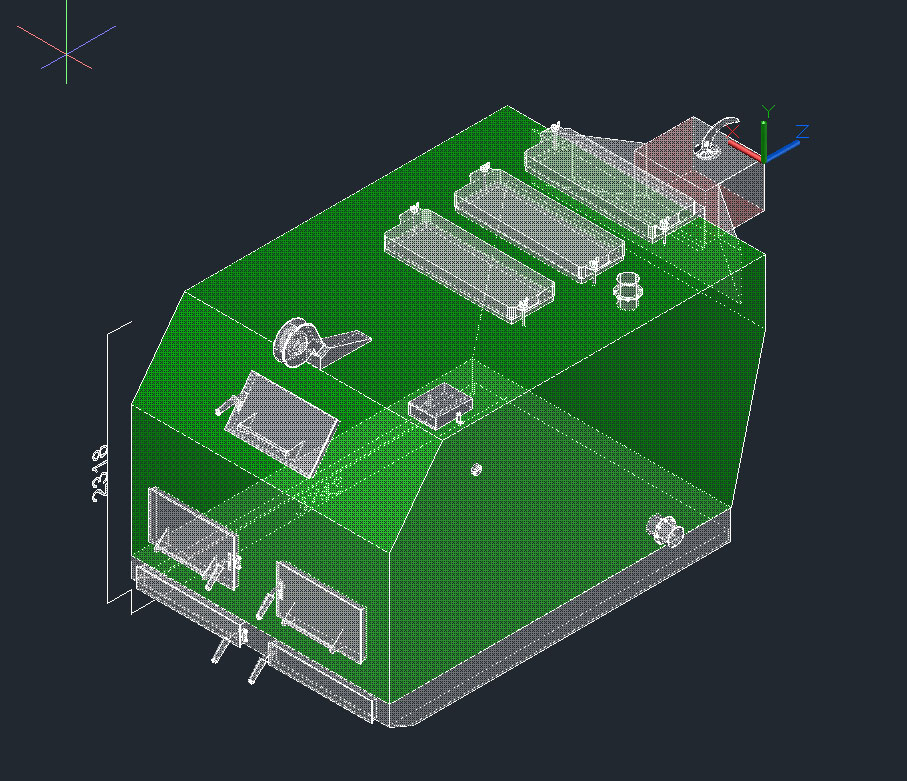 3D модель Котел Gefest profi U 1000kVt