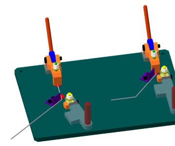 3D модель Приспособление гибки стержней