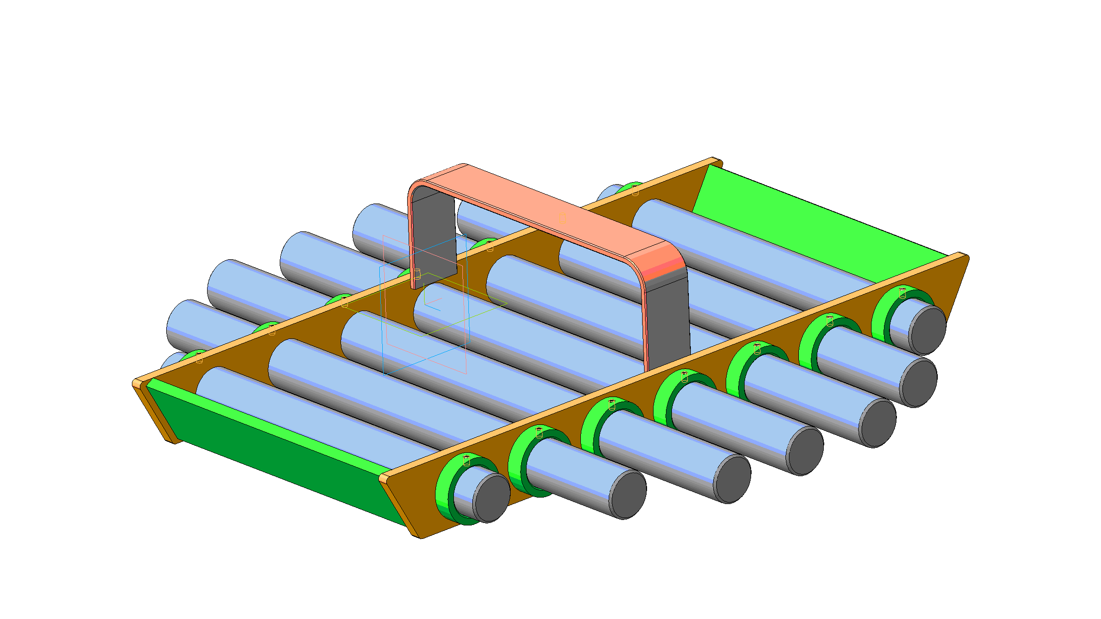 3D модель Магнитный сепаратор для улавливания мелких и небольших металлических частиц