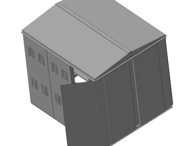 3D модель Комплектная трансформаторная подстанция КТП-630