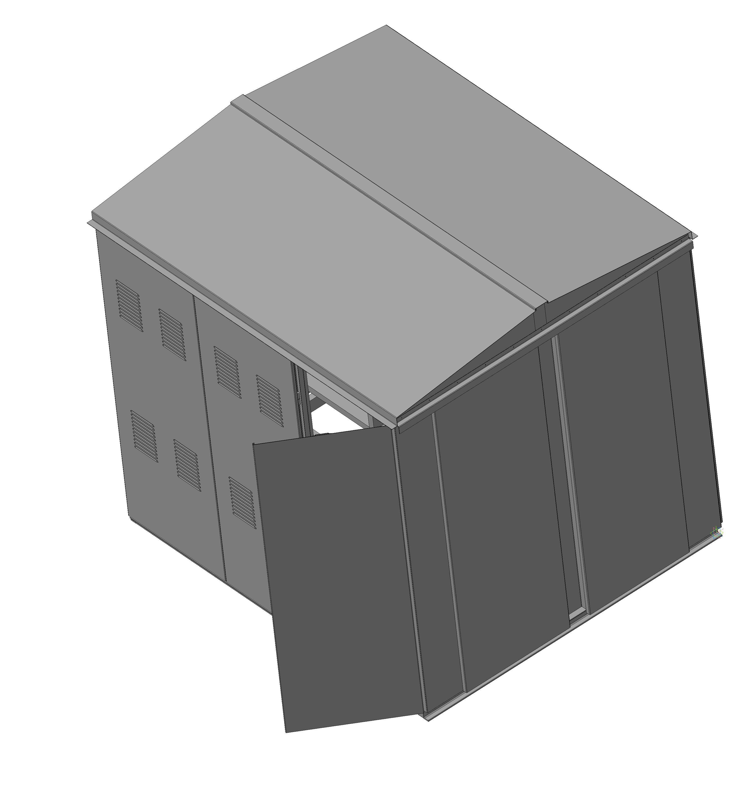 3D модель Комплектная трансформаторная подстанция КТП-630