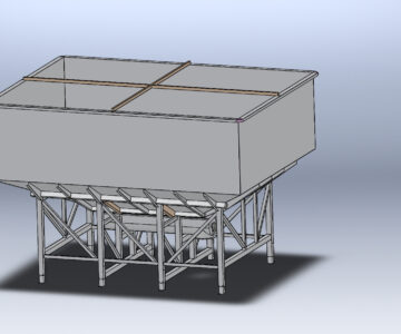 3D модель Бункер 40 м3