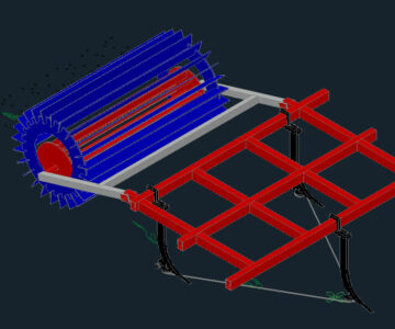 3D модель Экспериментальный культиватор