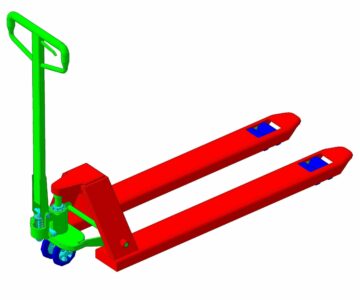 3D модель Гидравлическая тележка (рохля)