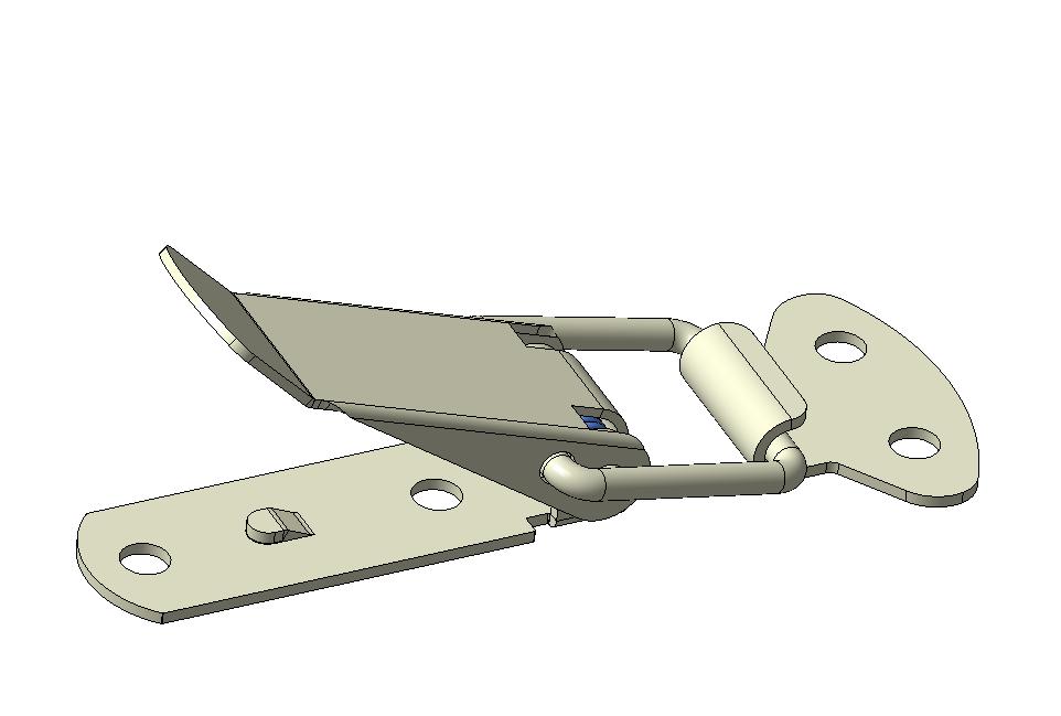 3D модель Защёлка типа "лягушка"
