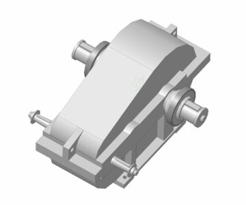 3D модель Габаритные 3D модели редукторов серии РМ