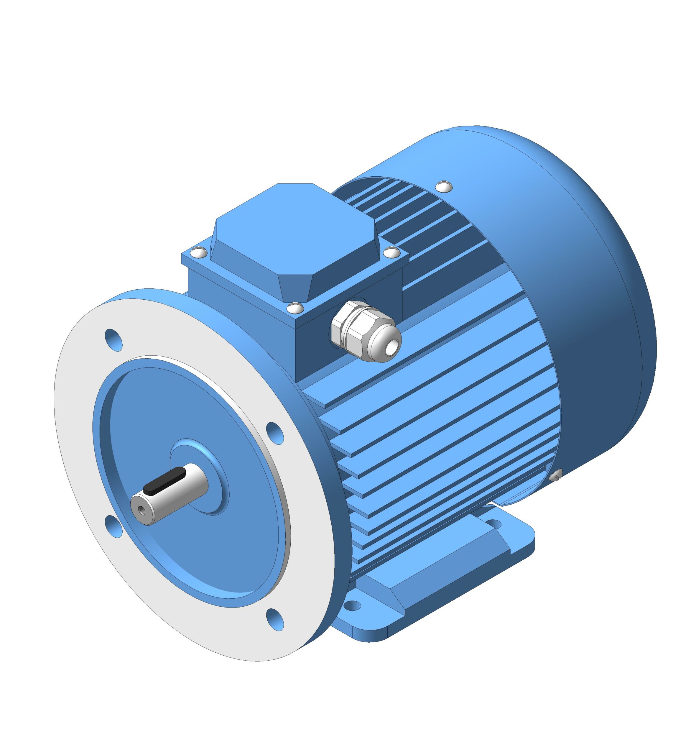 3D модель Электродвигатель АИР63