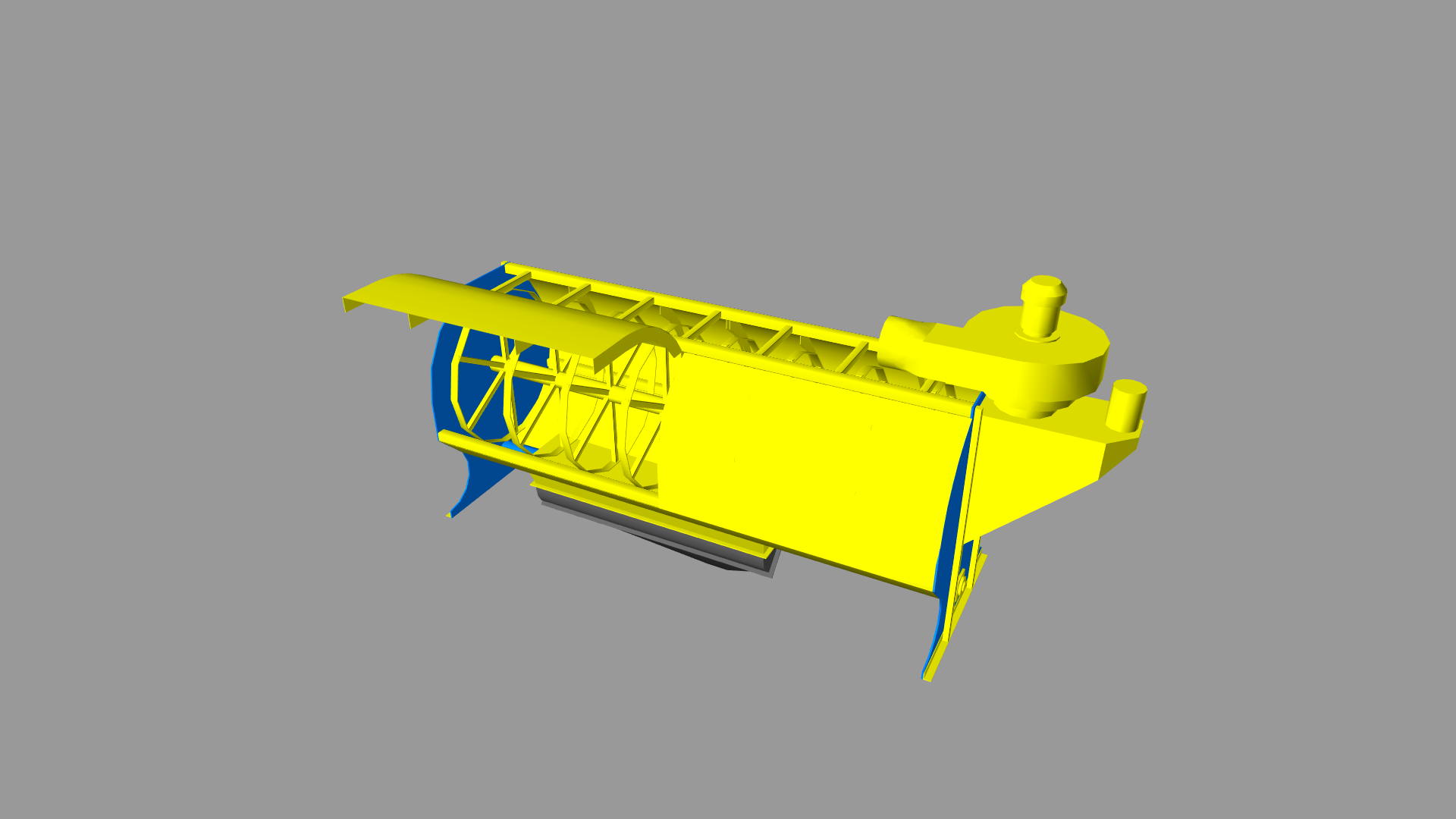 3D модель Ворохоочиститель с цилиндрическим решетом (БЦР-6)