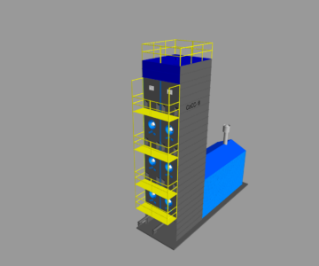 3D модель Сотовая зерносушилка семян (СОСС-6)