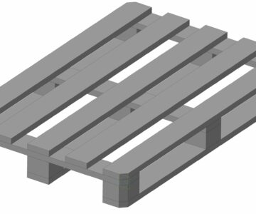 3D модель Паллет 120х80